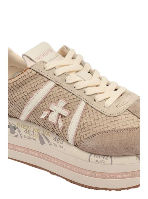 Sneaker c/plateaux stampa pitone Premiata | BETH7039